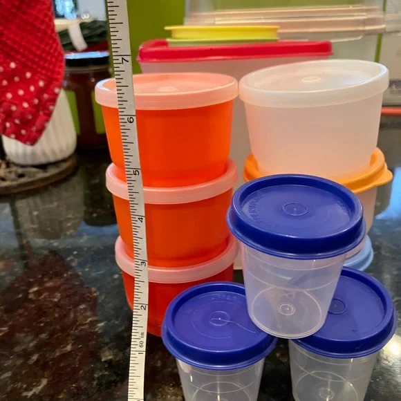 Tupperware Colorful 11 Piece Storage Container Set - Picture 2 of 11